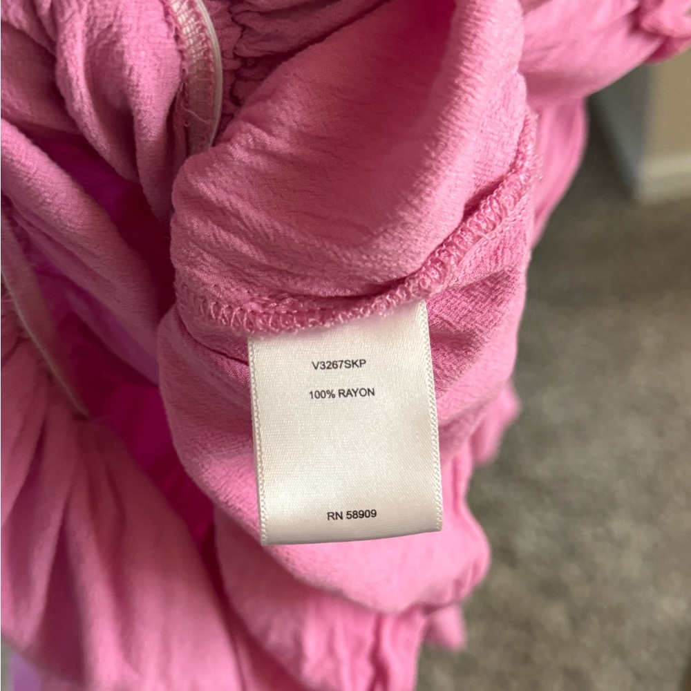 Pink Ruffled Kids Dress - Picture 3 of 3